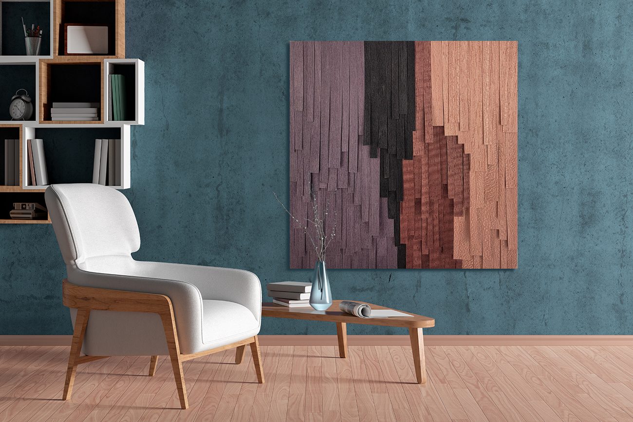 Wood Grain Ribbon 013